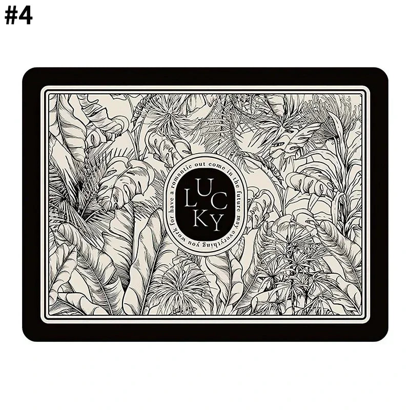 Super Absorbent Dish Drying Mat - Quick Dry Kitchen Draining Pad