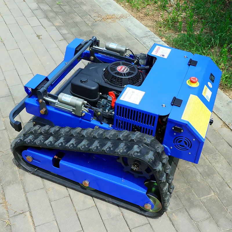 Customized CE EPA  all terrain lawn mower, agricultural rubber track remote control robot lawn mower