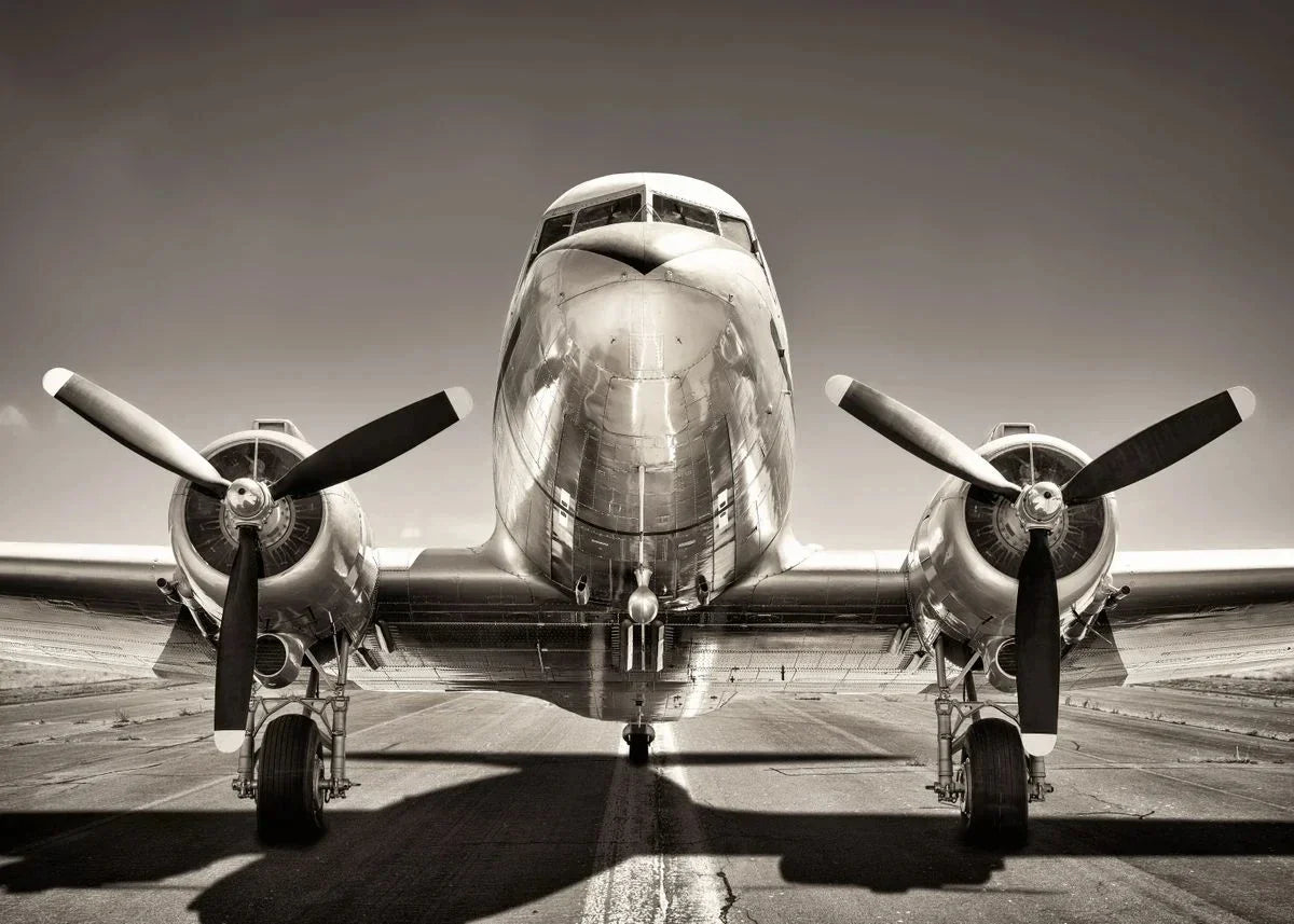 Retro Airplane Fighter Poster Art Canvas Painting Print Sky Aircraft Pictures for Living Room Office Wall Art Home Decor Gift