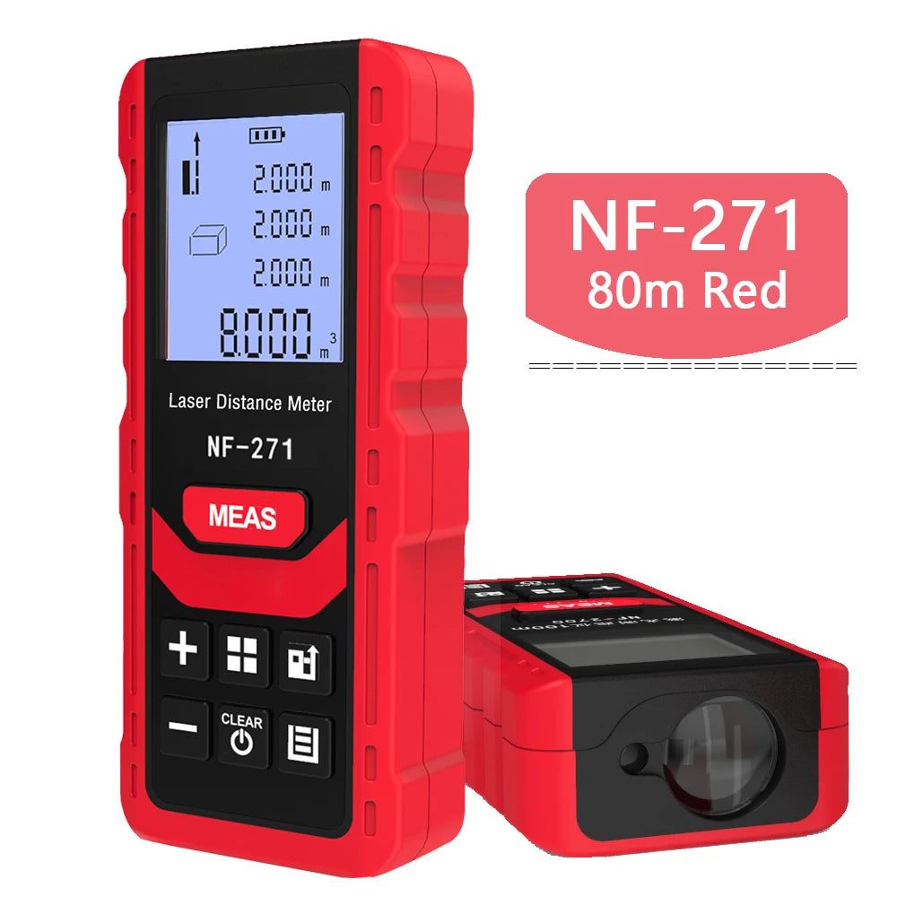 Premium Noyafa NF-271 Laser Distance Meter - 40M/80M Digital Rangefinder