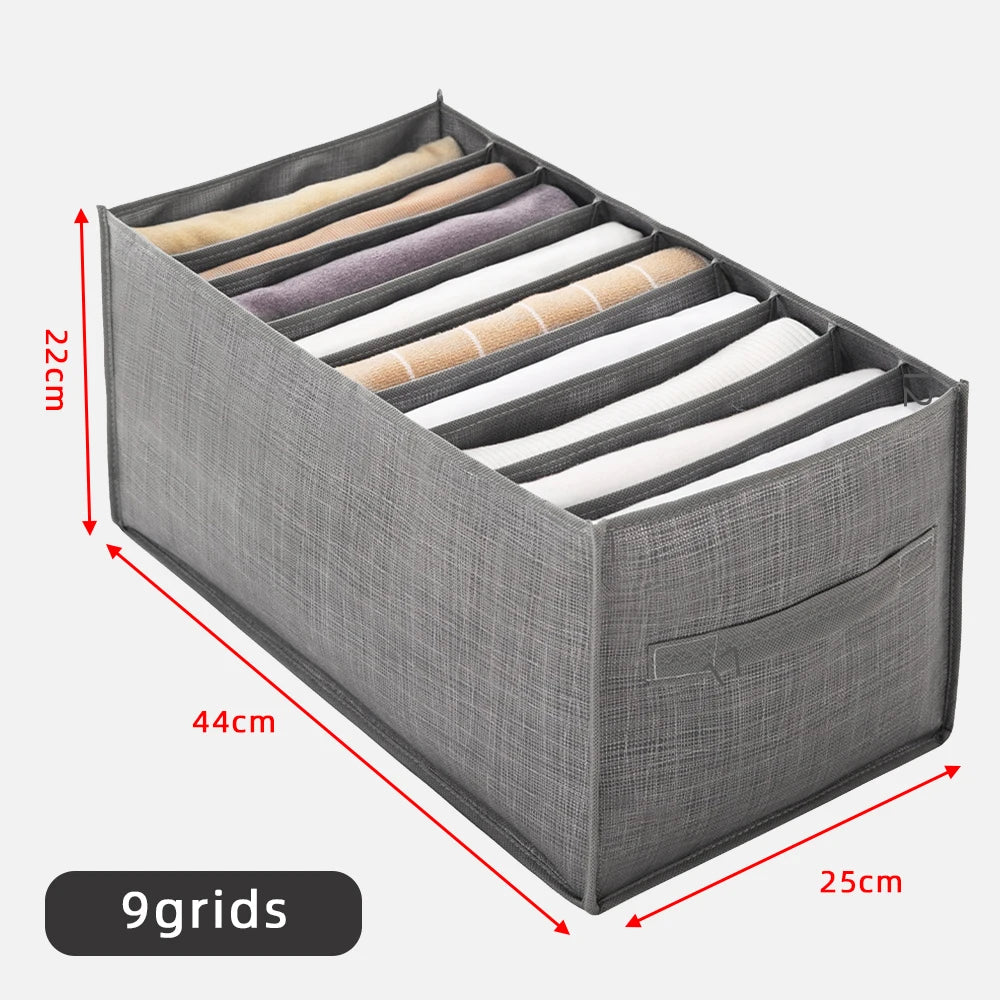 Closets Clothes Organizer Jeans Pants Storage Box Cabinet Drawer Separator Underwear Socks T-Shirt Wardrobe Storage Organizers