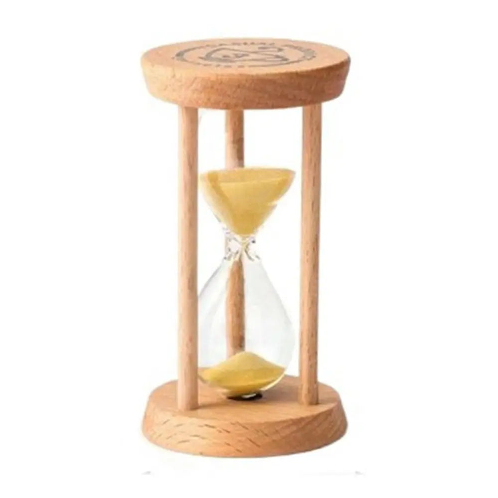 1/3/5 Minutes New Wooden Hourglass Mini Desktop Decoration Sand Clock Creative Timers Sandglass Hourglass Kitchen for Kids Gift