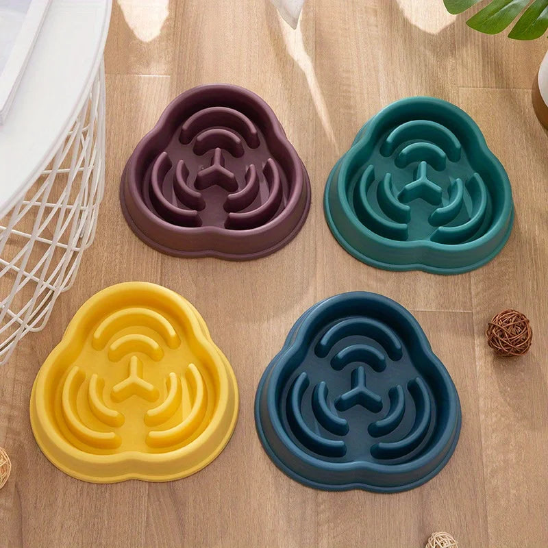 Premium Slow Feeder Dog Bowl - Anti-Choking Pet Food Bowl