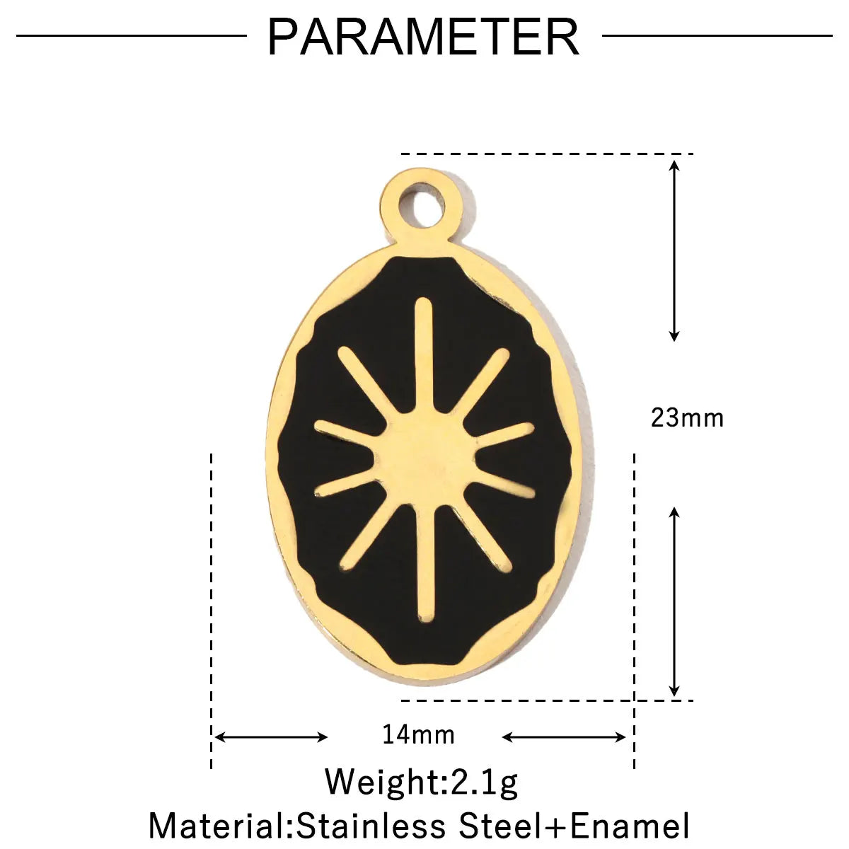 3pcs/Lot Enamel Elephant Hamsa Hand Stainless Steel DIY Charms Turtle Bee Neaclace Pendant Jewelry Accessory