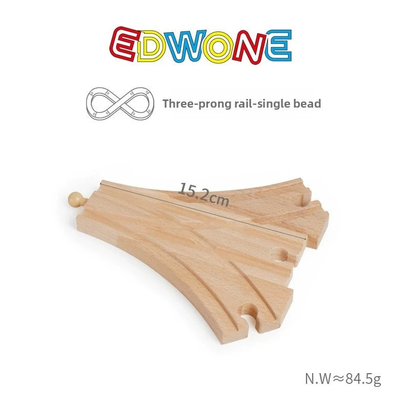 All Kinds Wooden Track Accessories Wooden Railway Train Track Parts Fit for Brand Wood Tracks Railway Toys for Children Gifts
