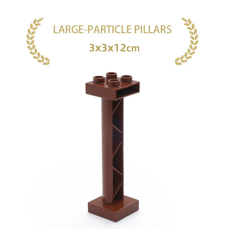 NEW Wooden Track Connector Set Building Block Connection Adapters Train Track Railway Rail Toy DIY For Kids Birthday Xmas Gifts