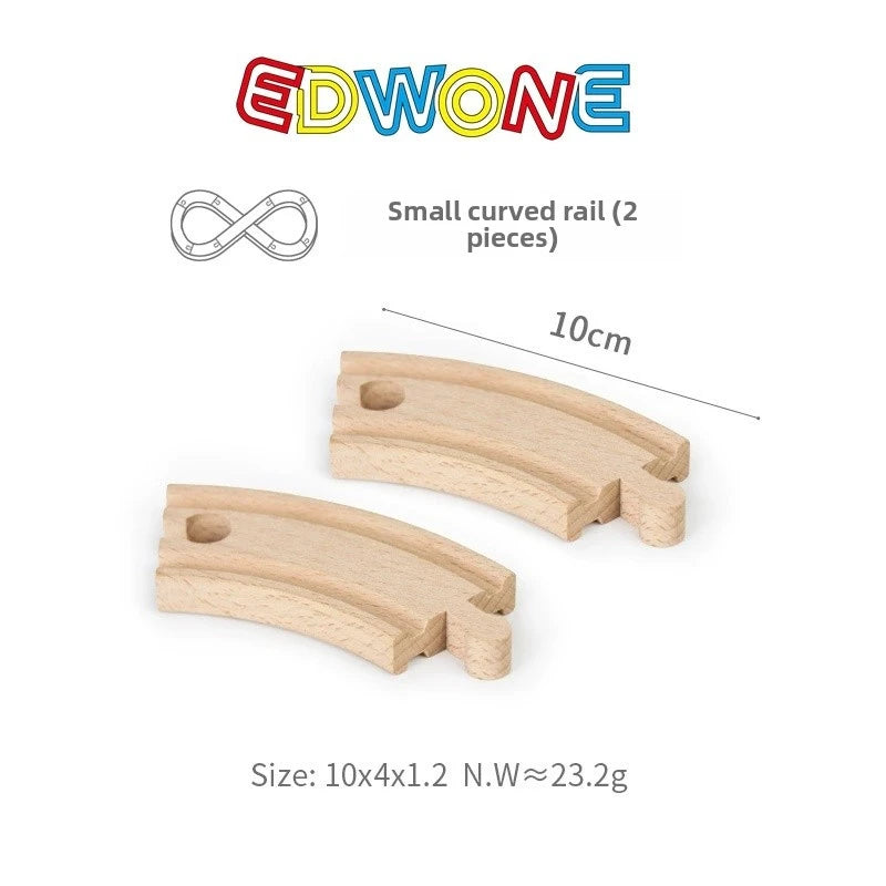 All Kinds Wooden Track Accessories Wooden Railway Train Track Parts Fit for Brand Wood Tracks Railway Toys for Children Gifts