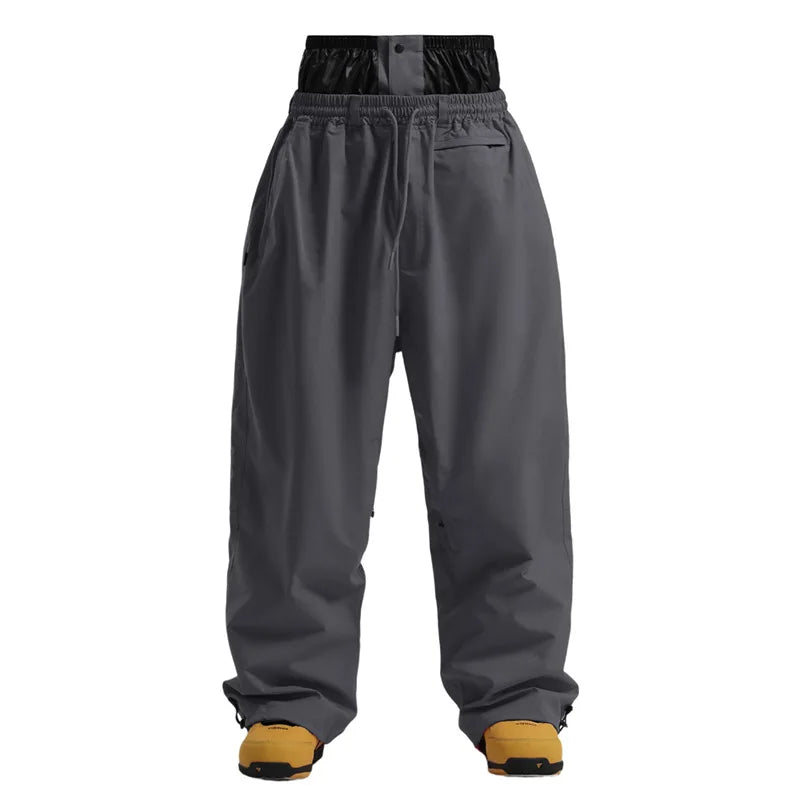 Outdoor Hiking Woman Snow Trousers Winter Mountain Sport Men Skiing Pants Loose Waterproof Female Snowboard Clothes Wear