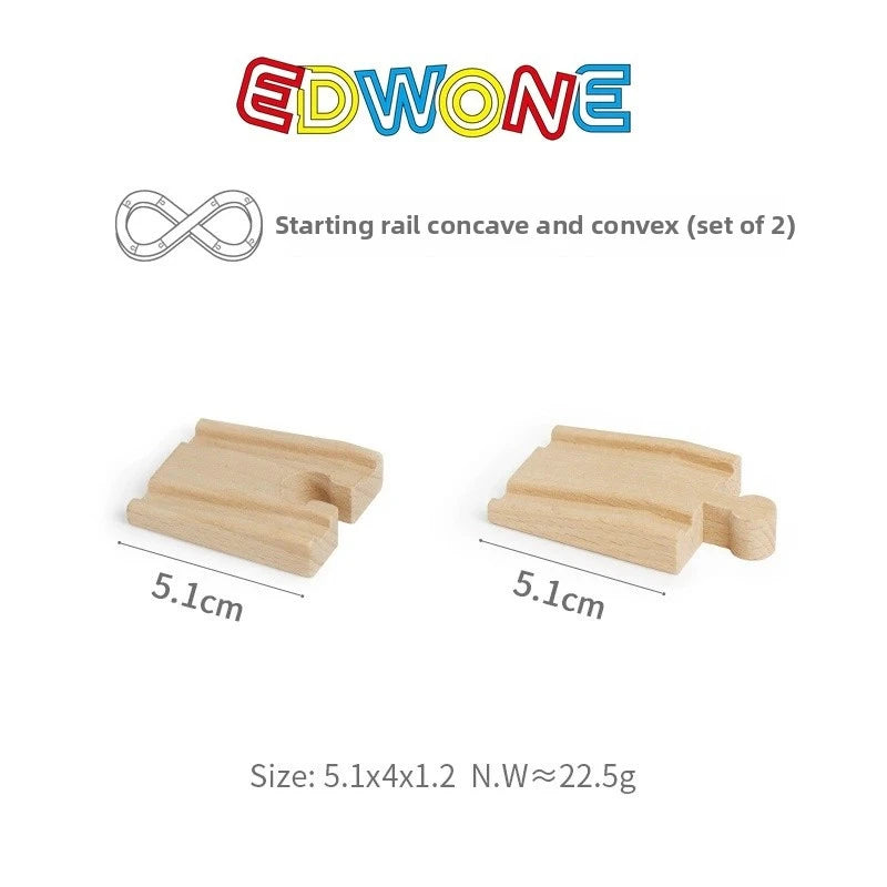 All Kinds Wooden Track Accessories Wooden Railway Train Track Parts Fit for Brand Wood Tracks Railway Toys for Children Gifts