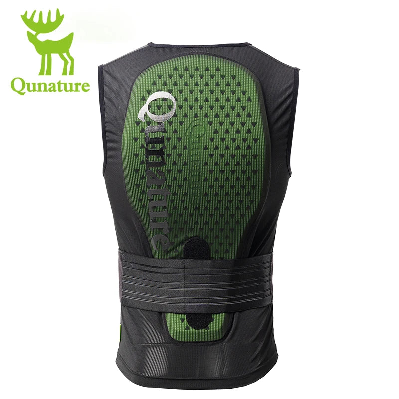 Qunature Ski Vest  Outdoor Sports Back Protection Vest Adults Thickened ESA Pad Protector Breathable Ski Snowboard Vest