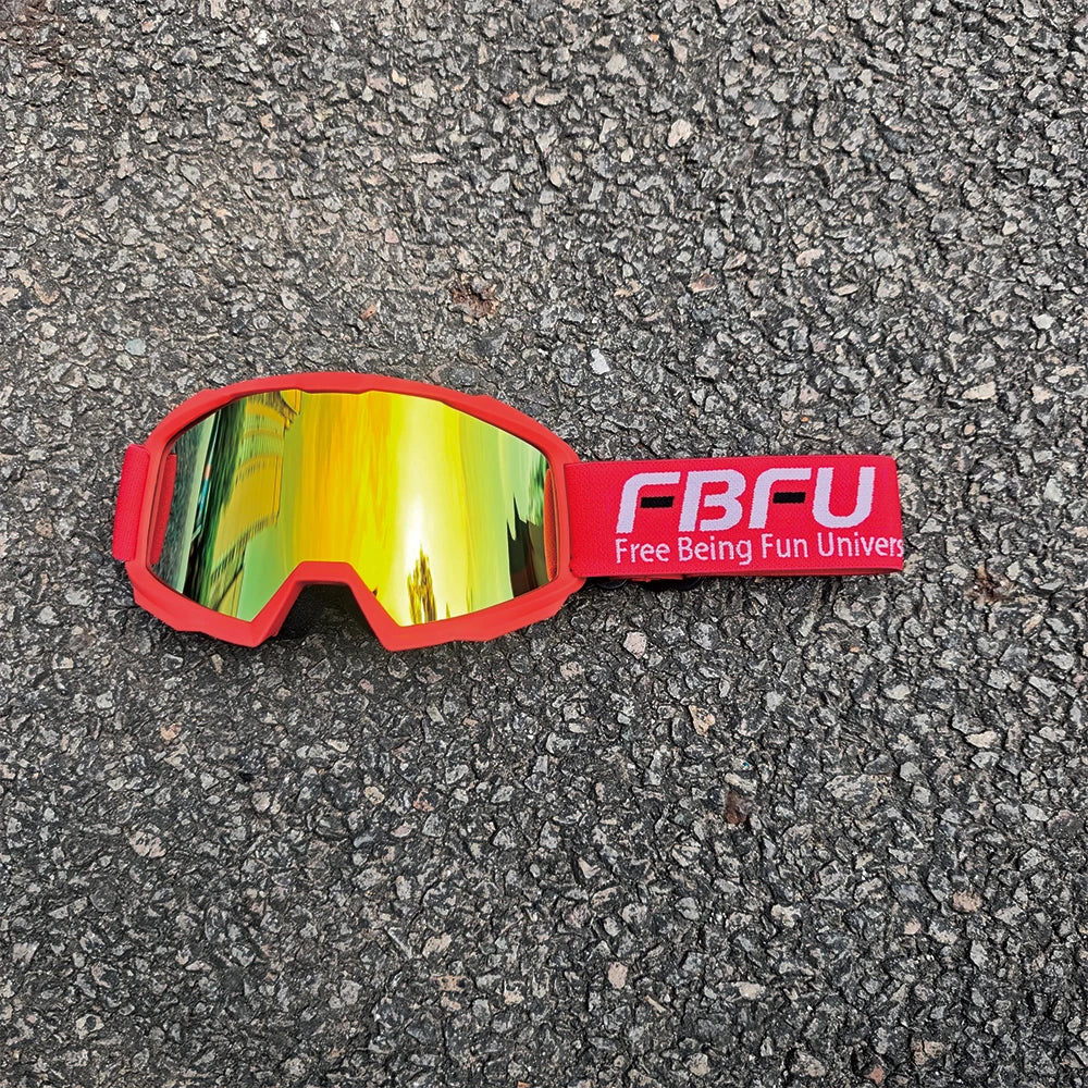 FBFU Man Woman Ski Snowboard Goggles Winter Skiing Glasses Outdoor Sport Cycling Motorcycle Windproof  Protection Sunglasses