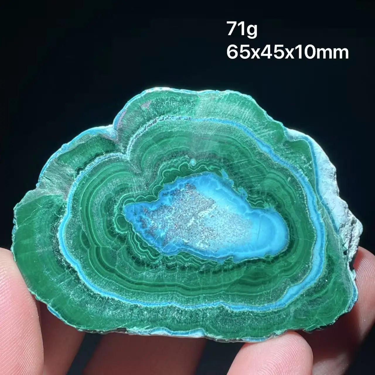 New 100% Natural chrysocolla Malachite plate Phoenix Stone Blue Green Quadrilateral Rainbow from Zambia