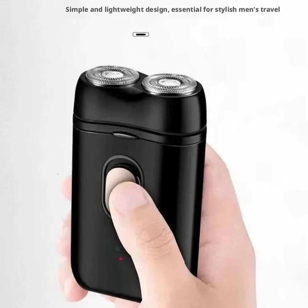 Men Shaving Tool Usb Rechargeable Portable Electric Shaver for Men Waterproof Mini Travel Rotary Razor