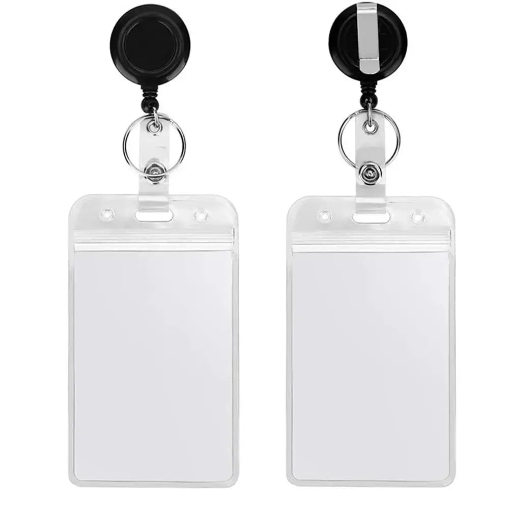 Supplies Key Neck Strap Badge Holder Badge Clip Name Card Holder Badges Set Lanyard Retractable Badge Holder ID Card Holder