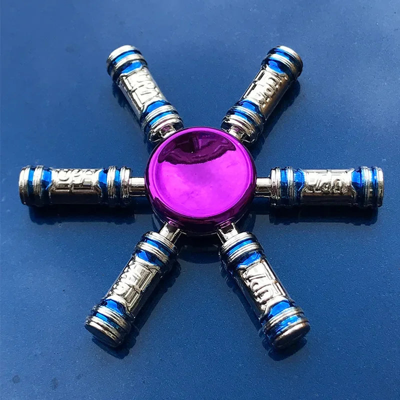 Premium Metal Ninja Fidget Spinner - Stress Relief Hand Toy for Adults