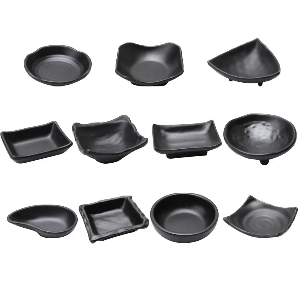 Melamine Sauce Dish Seasoning Dish Japanese Sushi Soy Dipping Soup Bowl Appetizer Butter Dish Food Serving Tray Soy Sauce Plate