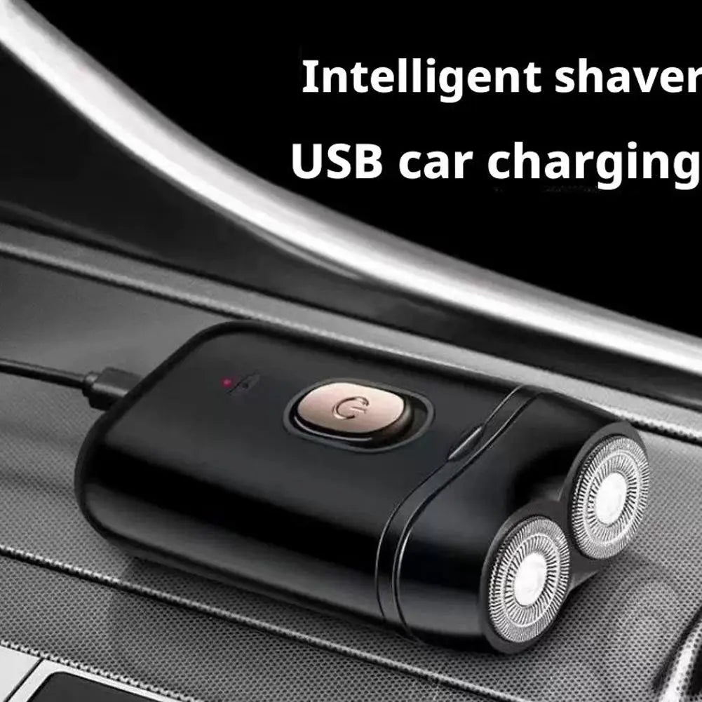 Men Shaving Tool Usb Rechargeable Portable Electric Shaver for Men Waterproof Mini Travel Rotary Razor