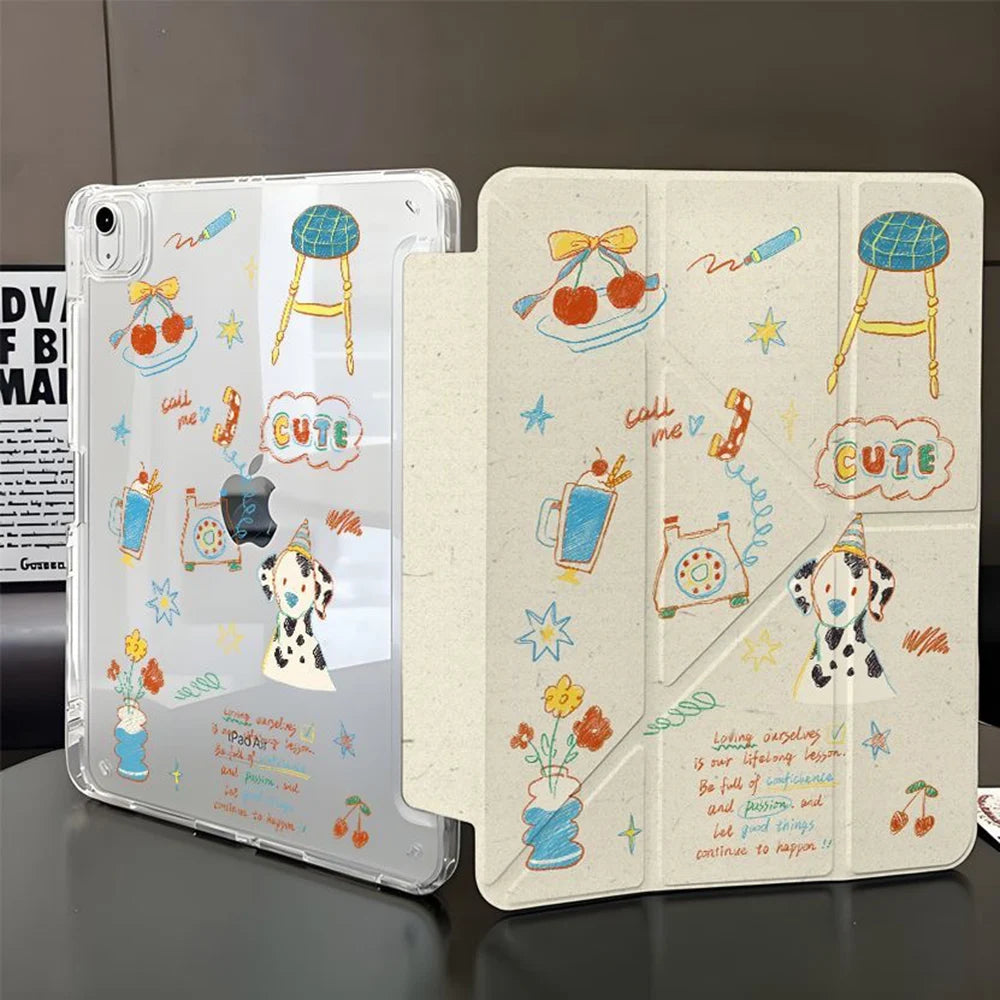 For iPad Case A16 11th 10 10th 10.2 9th 8th 7th 9.7 5th 6th Cases Funda For iPad Air 11 2025 5th 4th 10.9 2024 Pro 11" 9.7 Cover