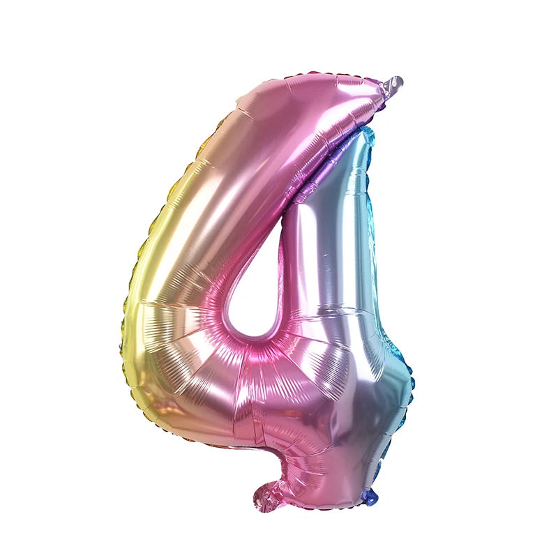 Number Balloons with Confetti Mermaid Balloons for Girls Birthday Party Decorations 1 2 3 4 5 6 7 8 9 Years Old Birthday Decor