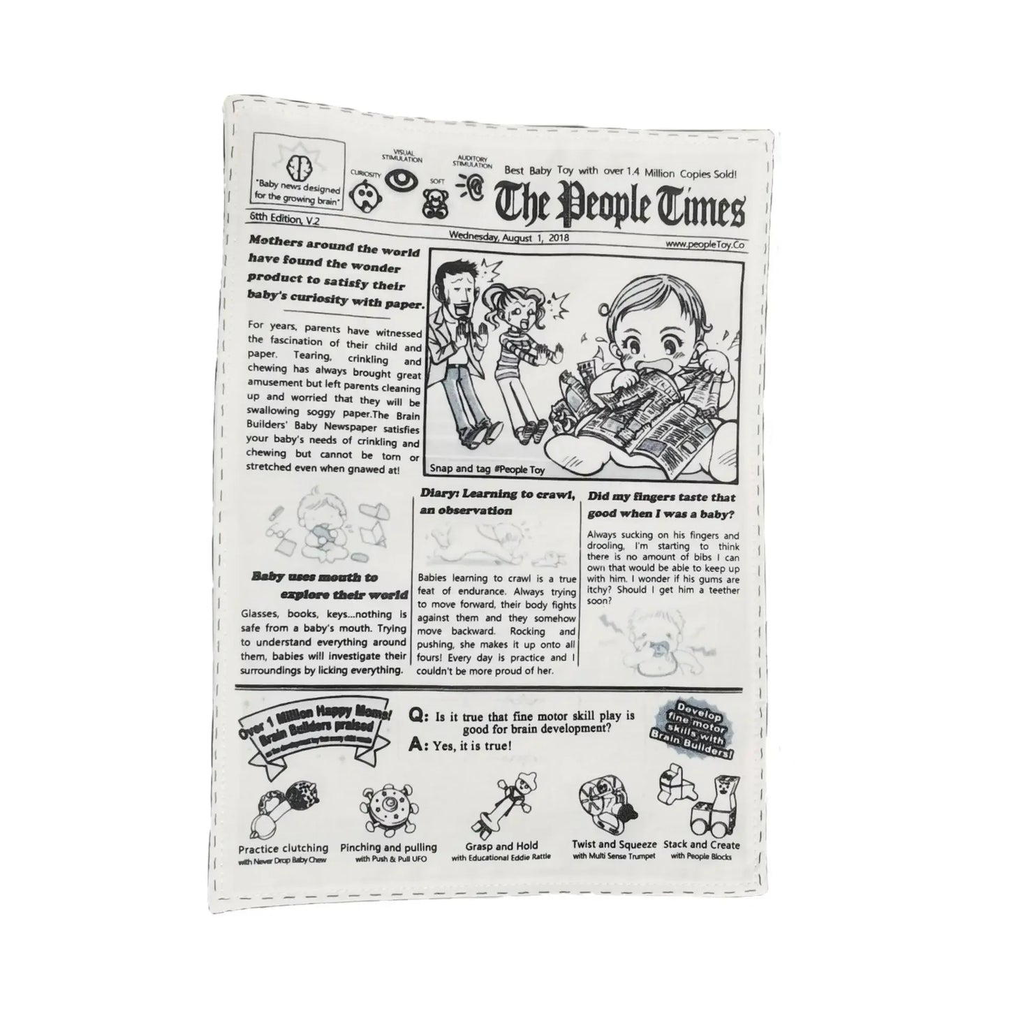 Bite-resistant Newspaper dog toys Funny Squeaky Sounder Sounding Paper Small medium chew dog toys Frenchbull Easy clean puppy