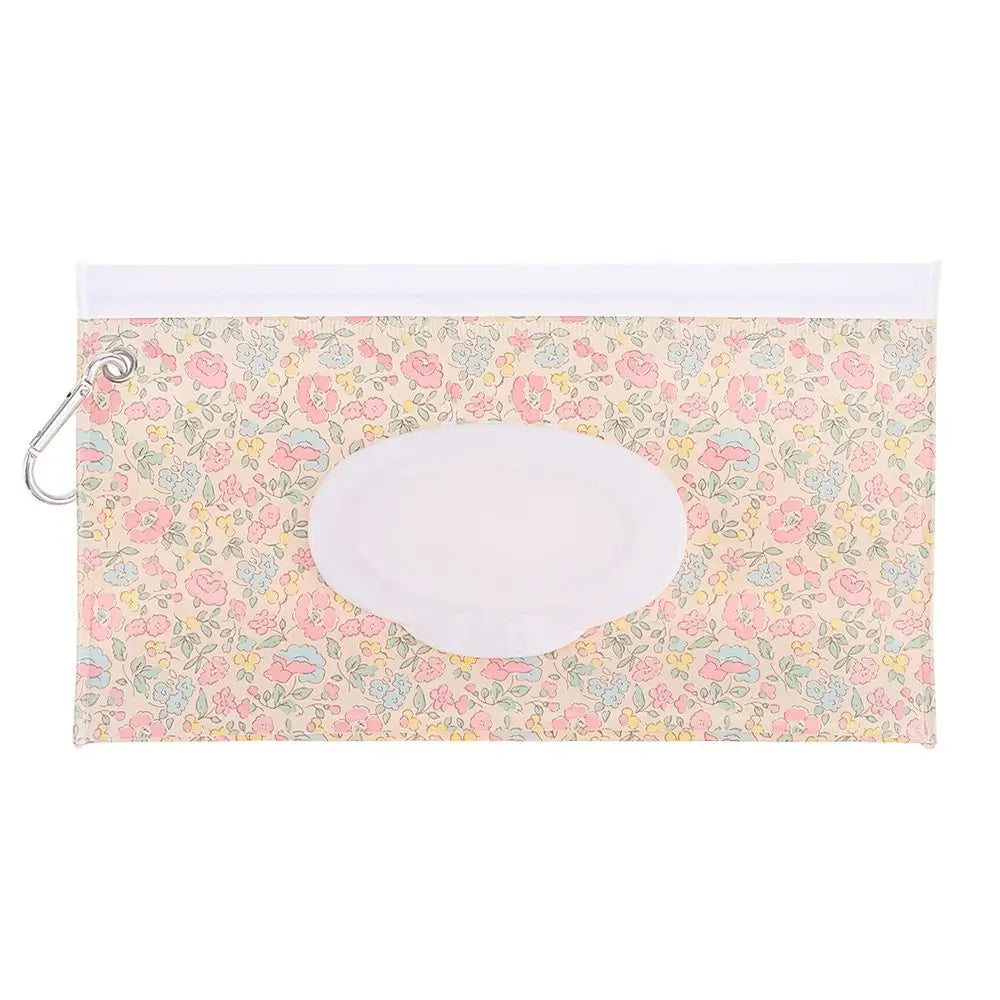 Hot Refillable EVA Wet Wipes Bag Cosmetic Pouch Tissue Box Wipes Holder Flip Cover Snap-Strap Carrying Case Stroller Accessories