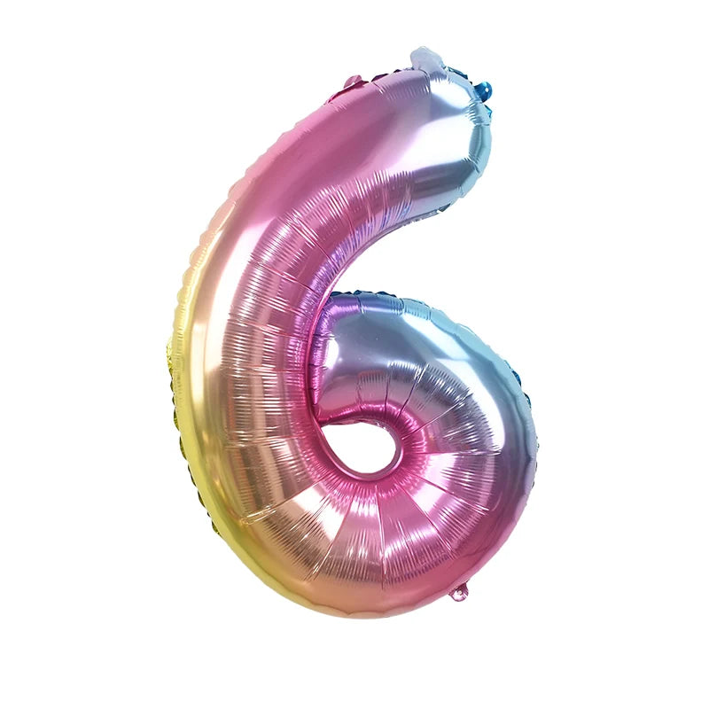 Number Balloons with Confetti Mermaid Balloons for Girls Birthday Party Decorations 1 2 3 4 5 6 7 8 9 Years Old Birthday Decor