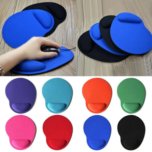 Mouse Pad EVA Support Wristband Gaming Mousepad Solid Color Mice Mat Comfortable Mouse Pad With Wrist Rest For Laptops in Office