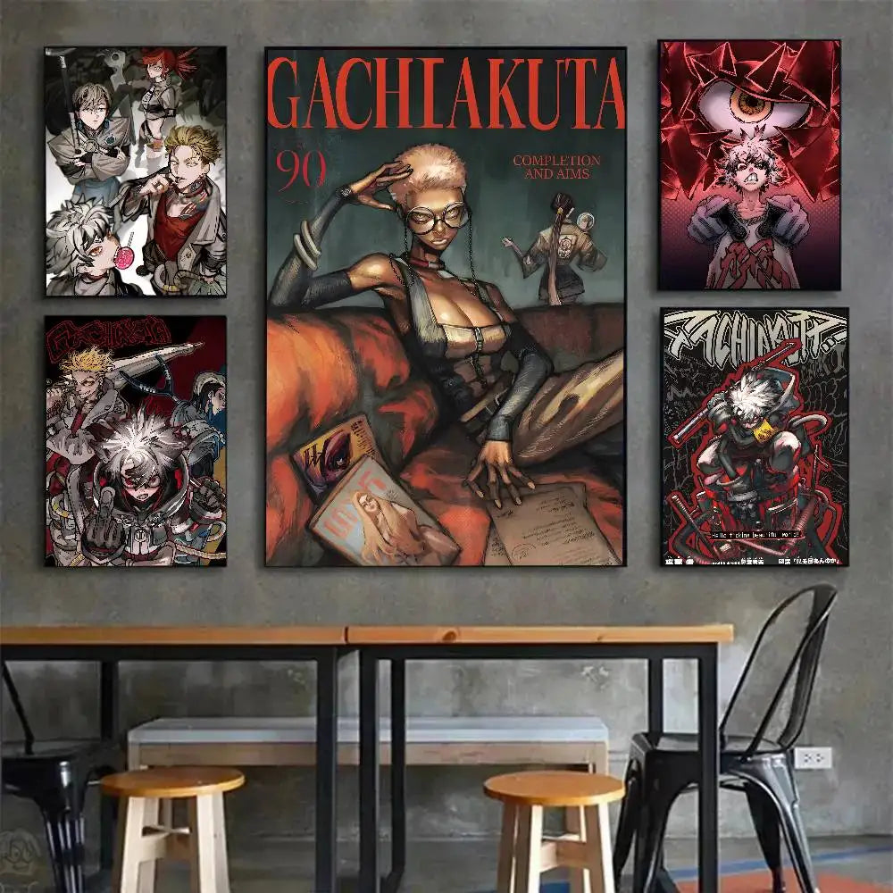 G-GACHIAKUTA ANIME Poster Art With Prints Home Bedroom Living Room Decoration Gift