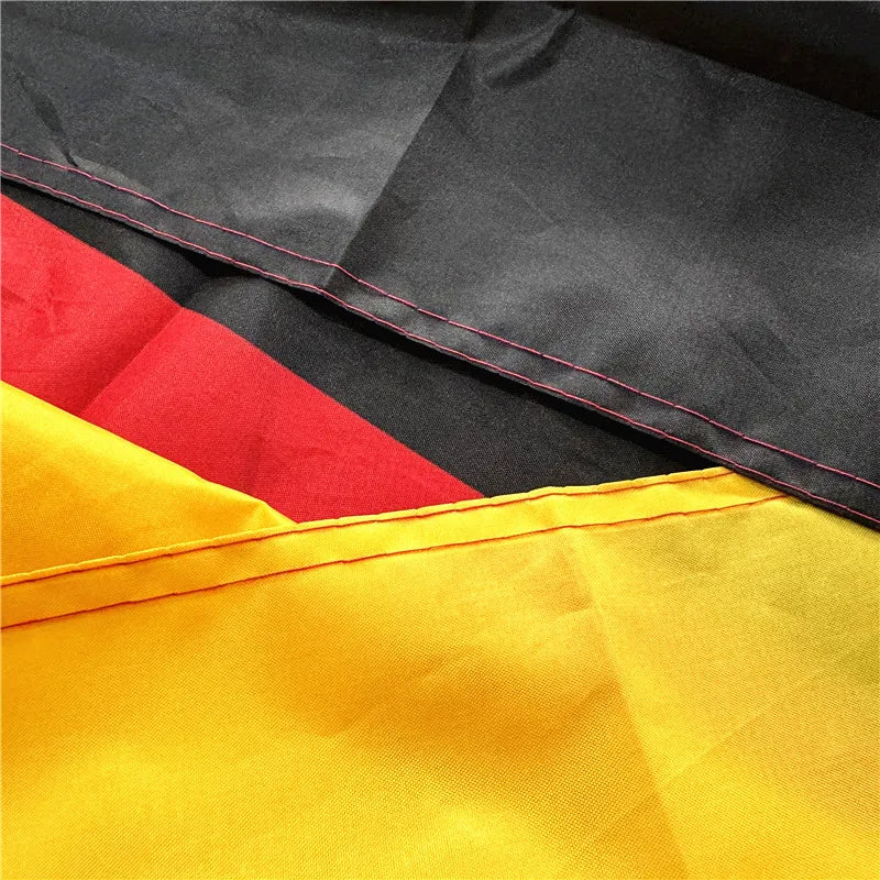 3x5 ft Polyester De Deu German Flag 4x6 ft Outdoor Germany National Flag 5x8 ft Printing Black Red Yellow Flying Flag in Stock