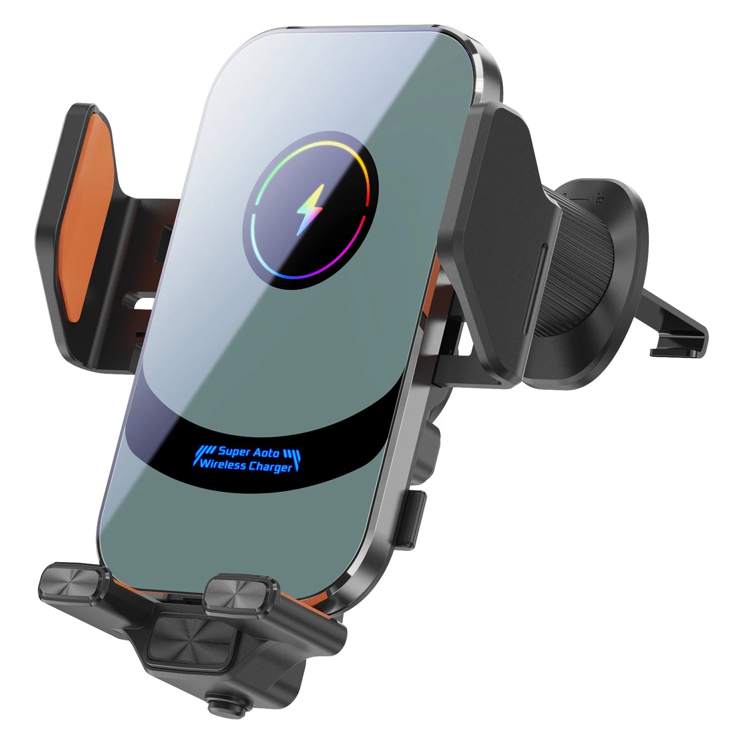 Premium Wireless Car Charger Mount - 66W Fast Charging Phone Holder