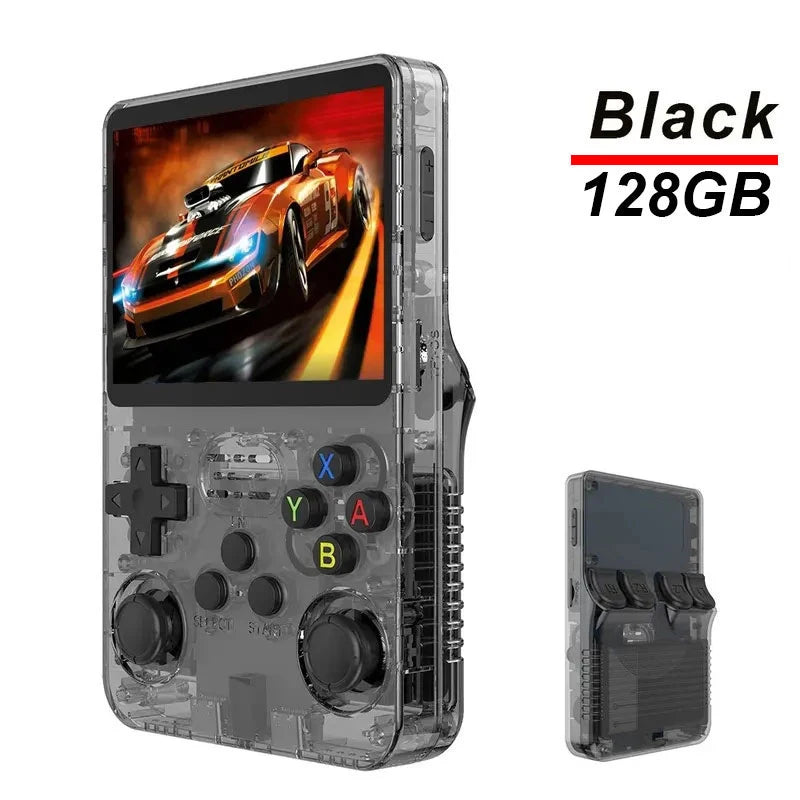 R36S Retro Handheld Gaming Console - 3.5" IPS Screen with 128GB Games