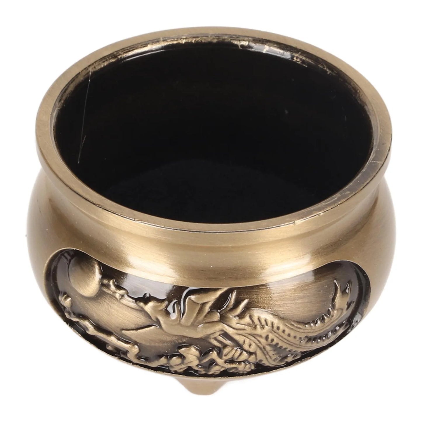 Brass Incense Burner Retro Nostalgia Rustproof Decorative Metal Incense Burner Holder with Incense Stick Holder Base