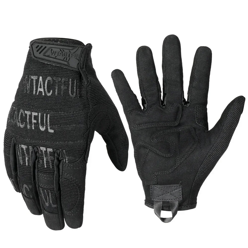 Outdoor Tactical Gloves Training Combat Sport Hiking Climbing Shooting Hunting Riding Cycling Full Finger Anti-Skid Mittens