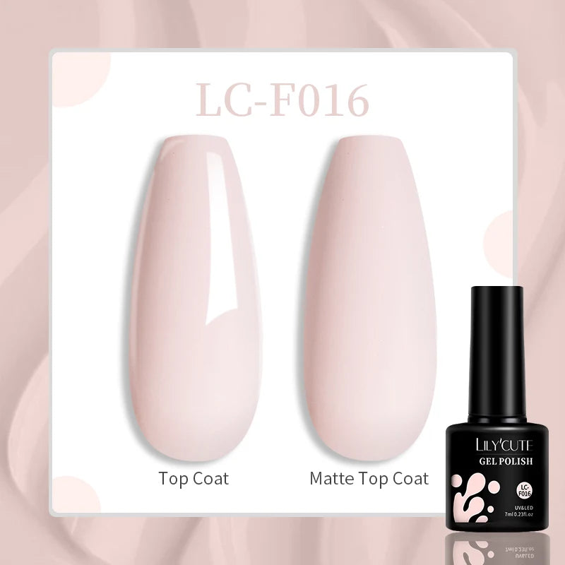 LILYCUTE Professional Gel Nail Polish - 7ml Long-Lasting UV/LED Nail Varnish