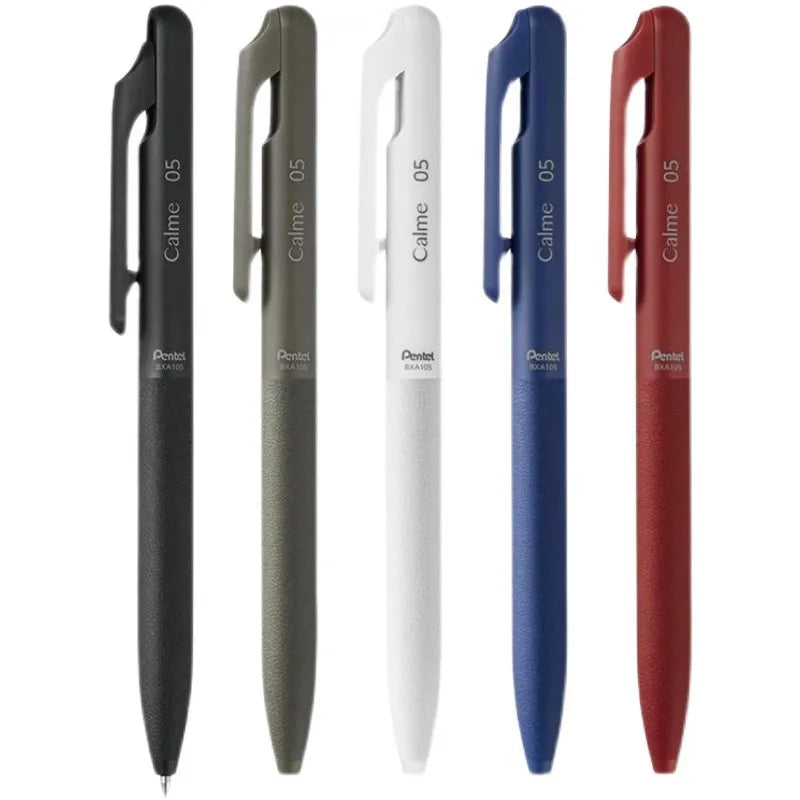 1Pc Japan Pentel Calme Silent Press Ballpoint Pen Medium Oil Pen Student Supplies