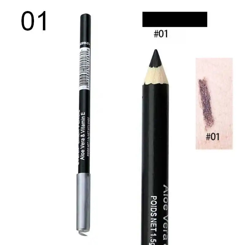 Waterproof Eyeliner & Eyebrow Pencil - Long-Lasting Dual-Purpose Makeup Pencil