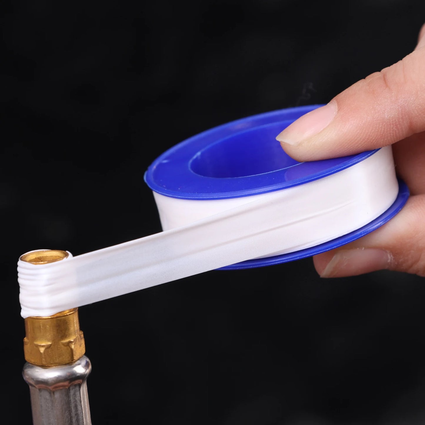 Professional PTFE Thread Seal Tape - Water Pipe Leak Prevention & Plumbing Repair