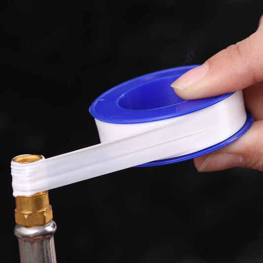Professional PTFE Thread Seal Tape - Water Pipe Leak Prevention & Plumbing Repair
