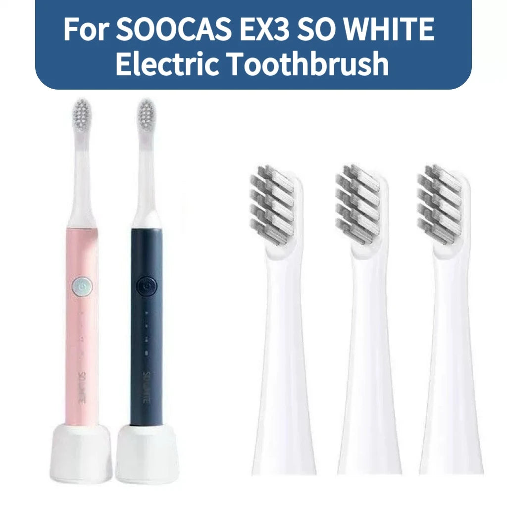 Replacement Electric Toothbrush Heads For SOOCAS EX3 SO WHITE Electric Toothbrush Heads Bristles，4-16PCS