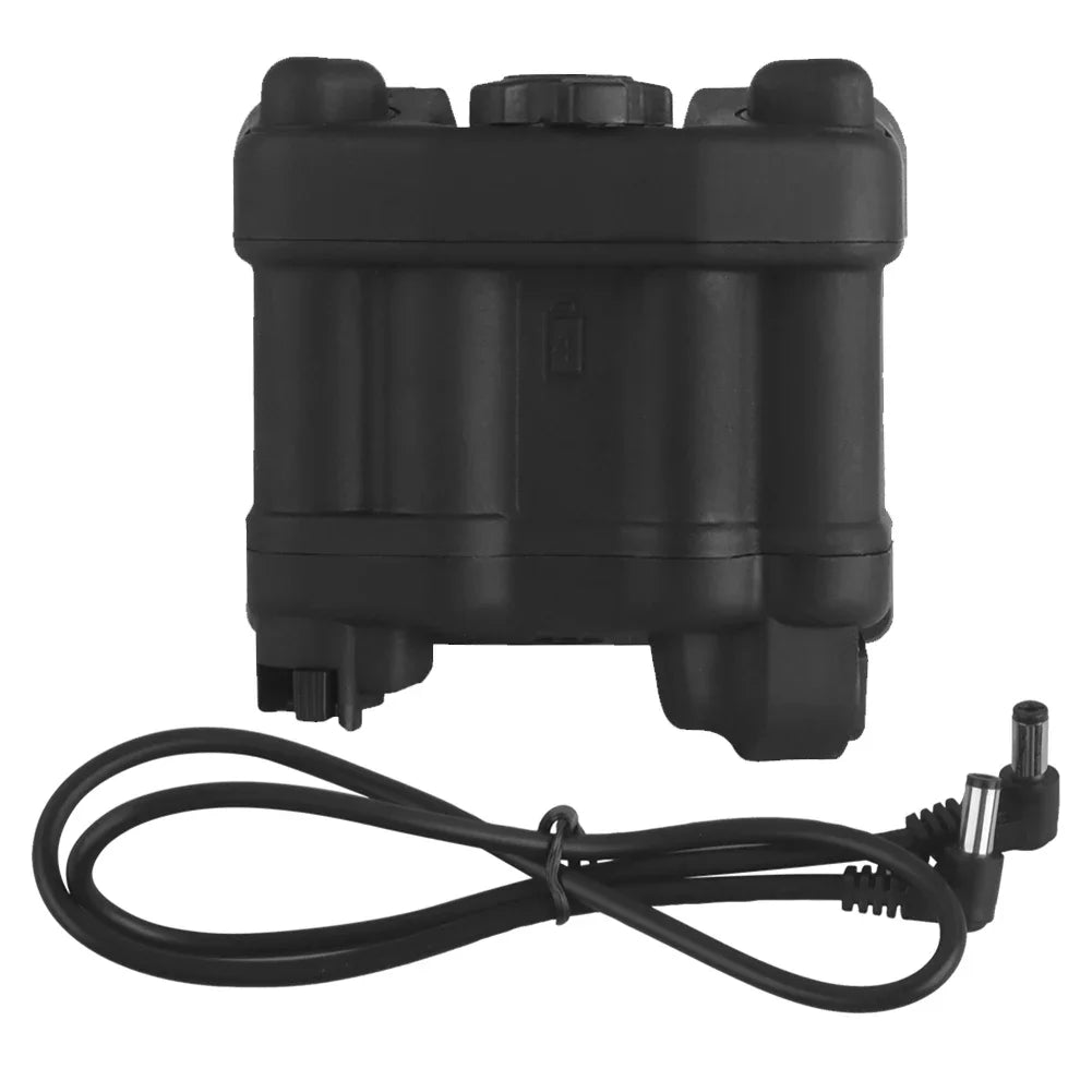 Battery Box Retention System Adjustable Helmet NVG Battery Pouch Realistic Battery Storage Holder Pack for AN/PVS31 Battery Case