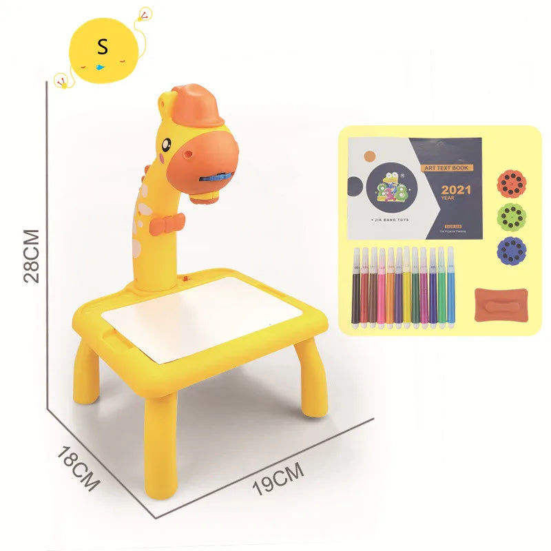 Premium LED Projector Drawing Table - Educational Art Set for Kids