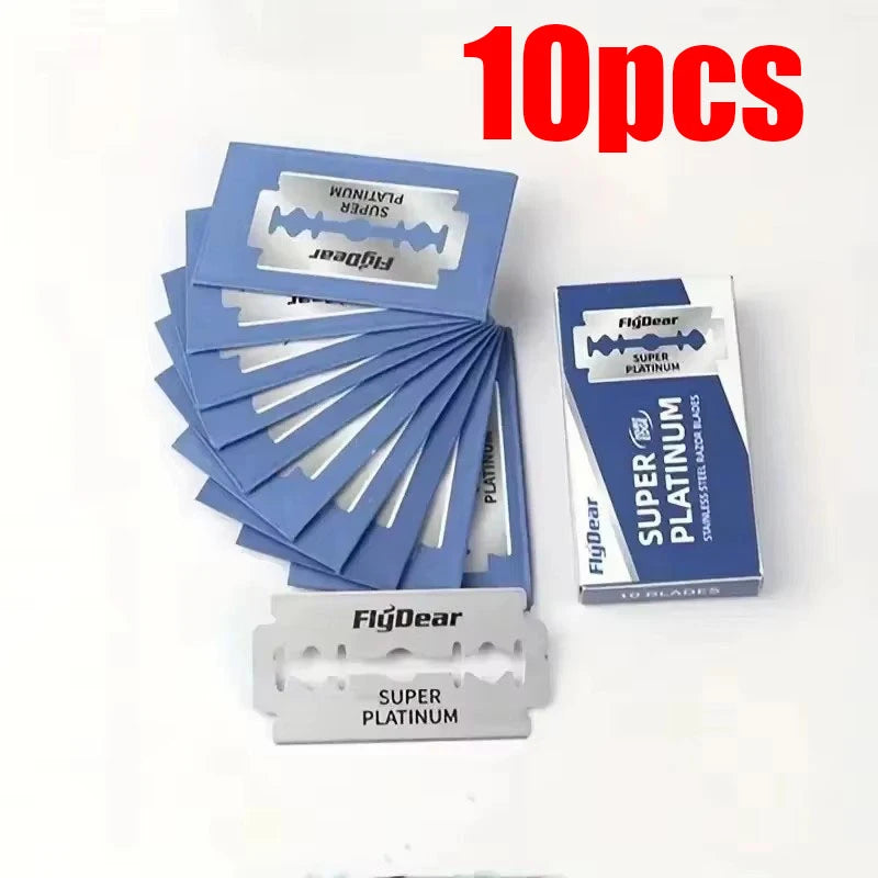 10/20/40/60pcs Double Edge Razor Blades Men'S Razor For Shaving Men Blade Professional Barber Razor Beard Trimmer Tool
