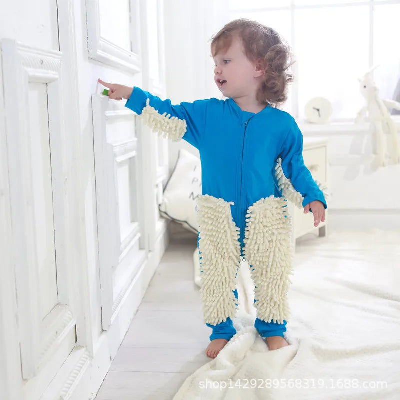 Premium Cotton Baby Romper - Spring Long Sleeve Jumpsuit