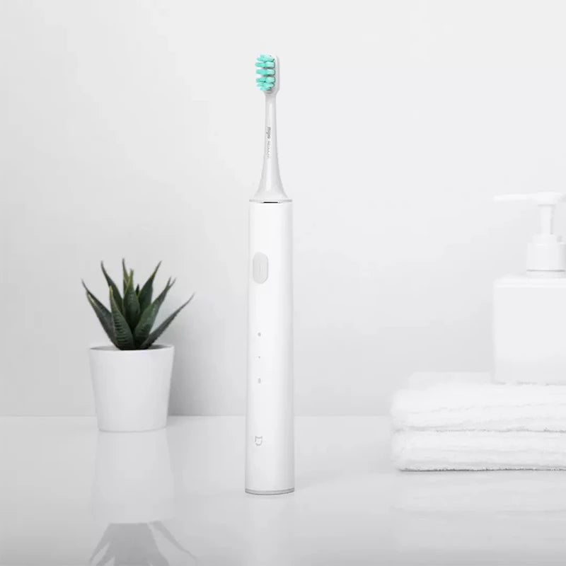 Original Xiaomi Mijia T300 Sonic Electric Toothbrush Mi Smart Electric Toothbrush 25 day High Frequency Vibration Magnetic Motor
