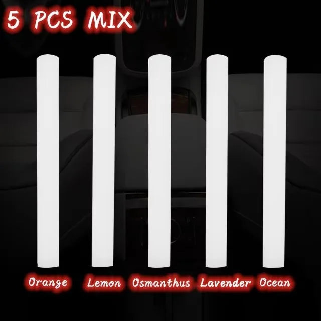 Premium Car Air Vent Freshener - Lemon Scent Perfume Clip for Girls