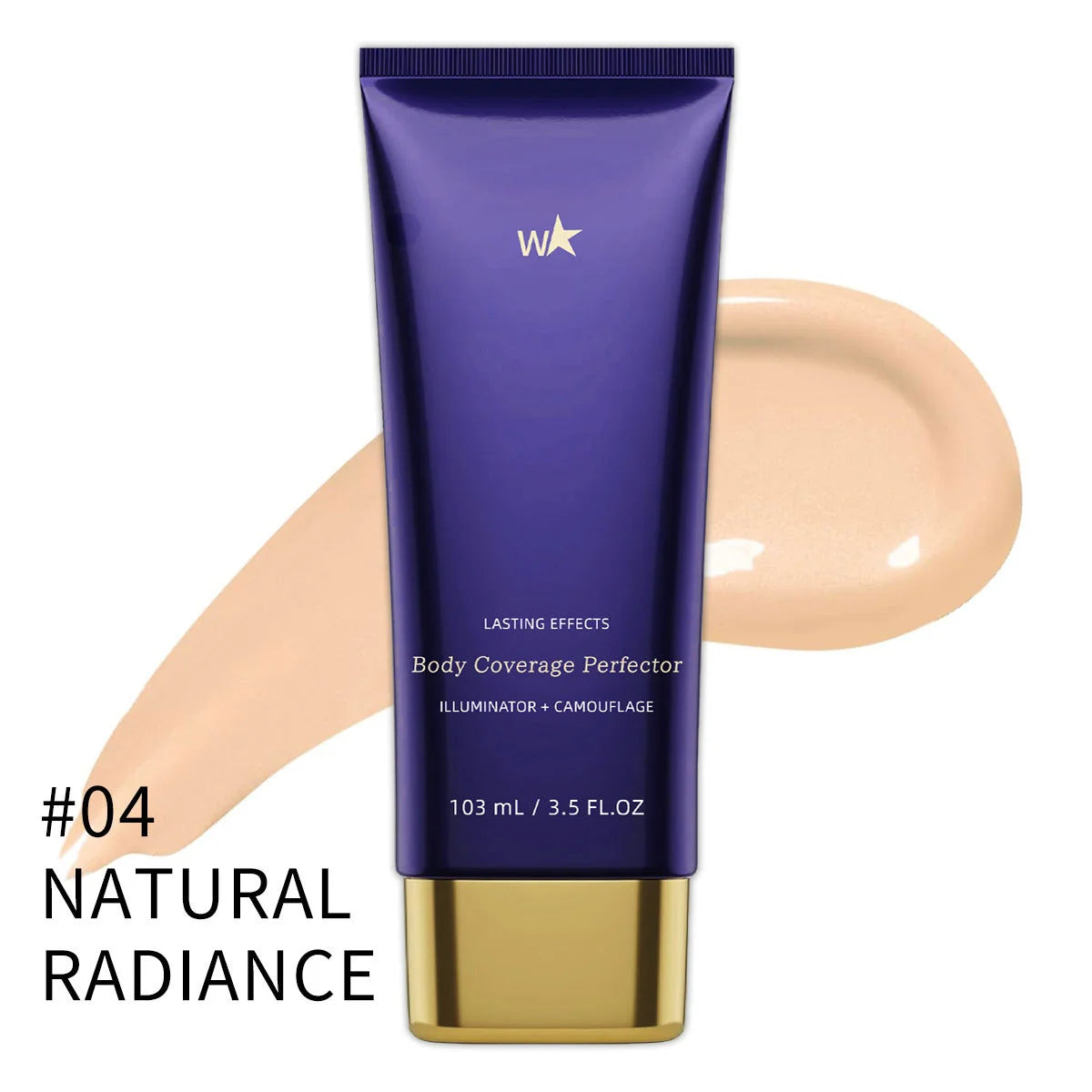 Westmore Beauty Body Coverage Perfector – Waterproof Leg & Body Makeup - Tattoo Cover Up Makeup - 3.5 Oz (Natural Radiance)