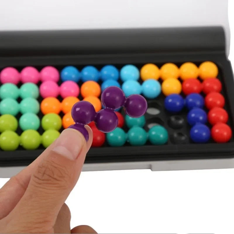 Premium IQ Pyramid Puzzle - 120 Challenges Logic Board Game