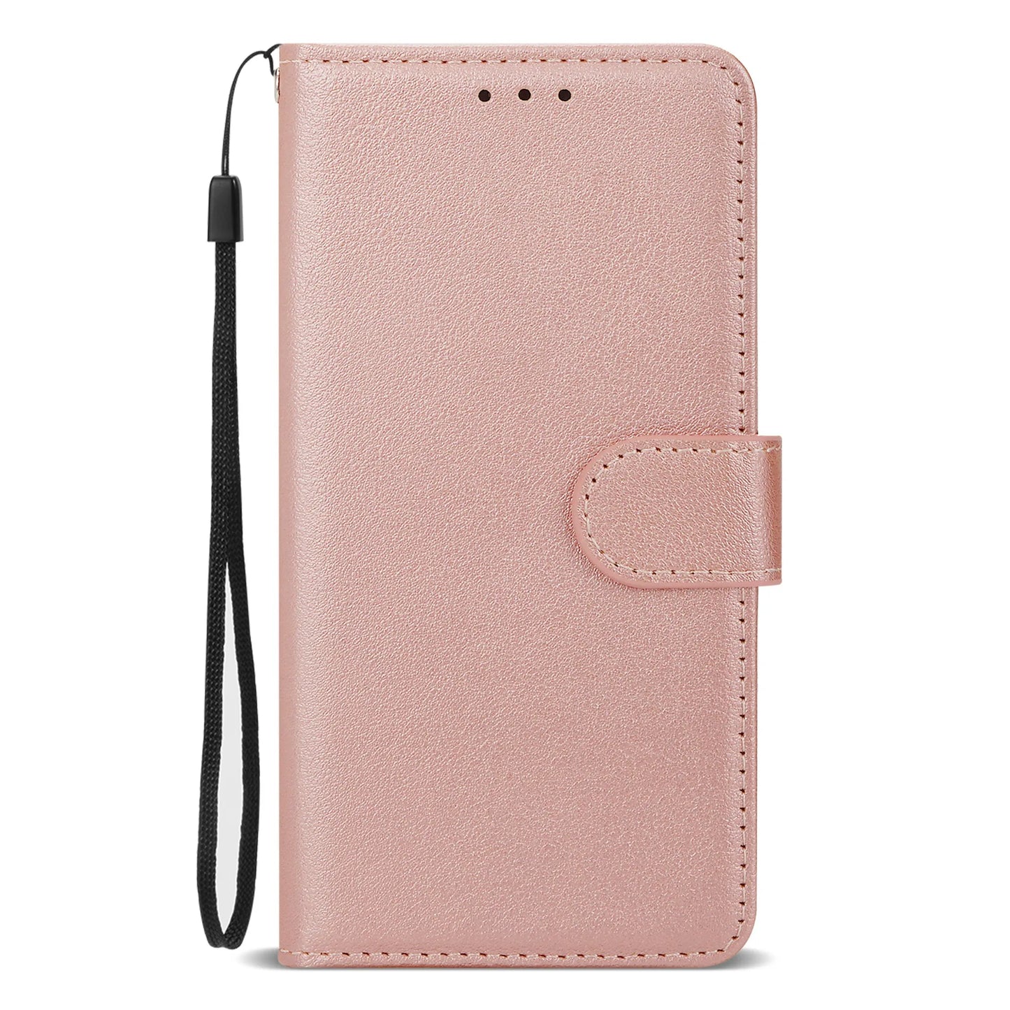 Premium Leather Wallet Case - Flip Stand Cover with Card Slots for iPhone
