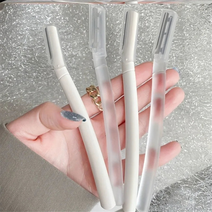 4pcs Eyebrow Razor, Face Razors For Women Facial Hair, Eyebrow Shaver, Dermaplaning Tool To Exfoliate And Refresh The Skin