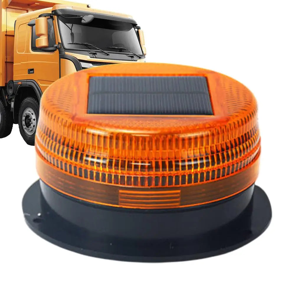 Solar Warning Light Safety Flash Lights Solar Industrial LED Warning Lights Waterproof Safety Warning Flashing Lights with
